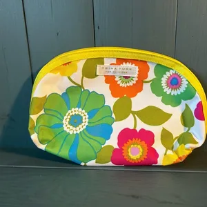 Trina Turk for Clinique l Floral Cloth Travel/Cosmetic Bag thumbnail 1