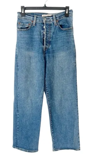 Levi’s Ribcage Straight Leg Ankle Buttonfly Jeans Size 4/27‎ thumbnail 1