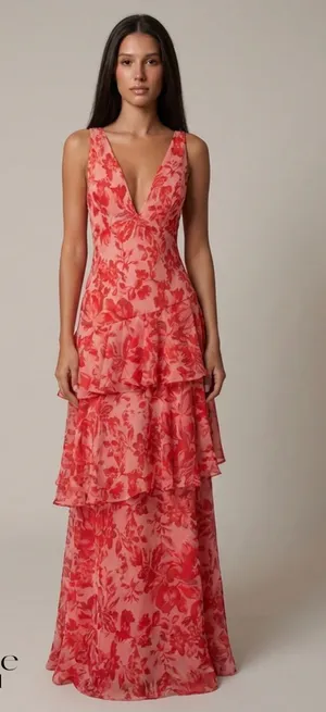 Florence The Label Dress Red Size L thumbnail 1