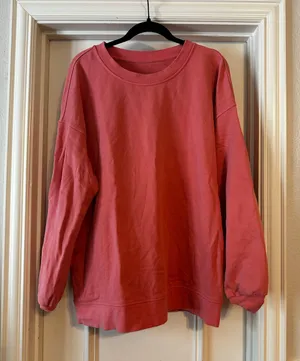 Lululemon Pink Crewneck Oversized Sweatshirt thumbnail 1