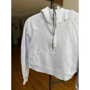Lululemon Scuba Oversized Funnel-Neck Half Zip blue XS-S thumbnail 2