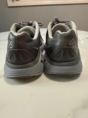 Hoka one one Gaviota leather Gray and Light Gray Cushioned Running Sneakers thumbnail 2