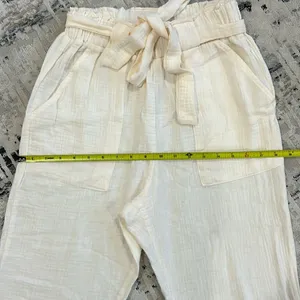 Sincerely Jules gauze kick flare pull on cotton cropped pants thumbnail 6