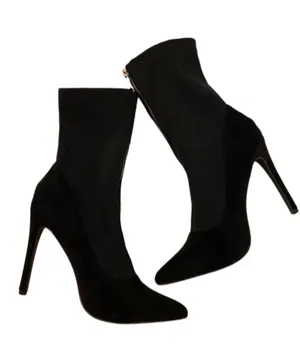 So Me Black Booties Size 6.5 thumbnail 1