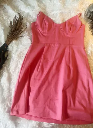 Princess Polly Novella Pink Mini Dress thumbnail 2