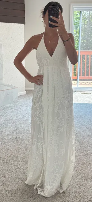 Hello Molly White Maxi Dress thumbnail 1
