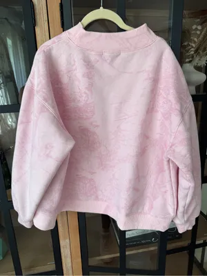 Shop Fancy camo mockneck sweatshirt pullover varsity letters parke thumbnail 3