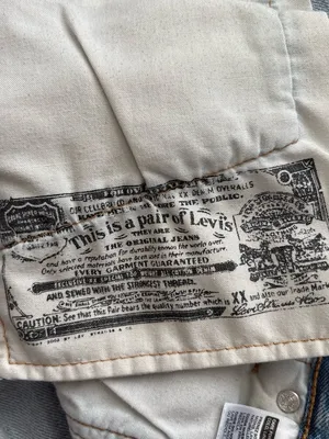 Levi's 501 Light Blue Distressed Denim Cutoff Shorts thumbnail 3
