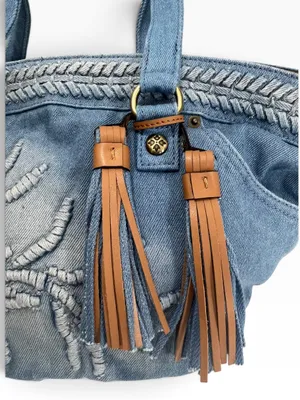 Patricia Nash Marconia Denim Tote thumbnail 8