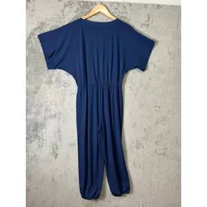 GAP Navy Kimono Sleeve Jumpsuit Relaxed Draped Fit Minimalist‎ Chic Size XS New thumbnail 7