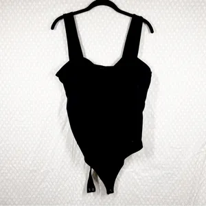 Abercrombie & Fitch Black Square Neck Bodysuit‎ thumbnail 2