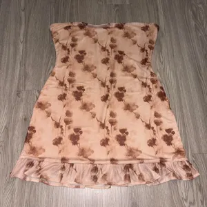 Princess Polly Brown Tan Floral Mini Dress thumbnail 3