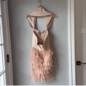 BCBGMaxAzria Ballet Girl Pink Ruffle Dress thumbnail 7