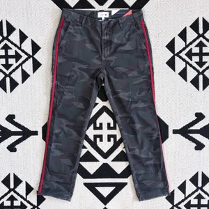 Sundry x Anthropologie Side Trim Camo Le Soleil Pants in Charcoal Size 27 thumbnail 6