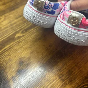 Lilly Pulitzer Pink And Blue Mules Size‎ 7.5 thumbnail 7