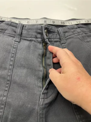 Faherty Womens Size‎ 29 Grey Gray Straight Leg Pockets Cargo Pant WBS2223 FLAW thumbnail 11