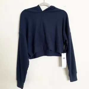 Alo Yoga Muse Hoodie Navy S thumbnail 2