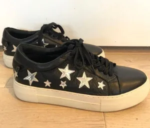 J/Slides Silver Star Sneakers thumbnail 5