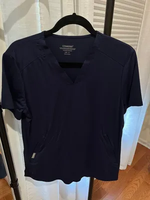 Blue Scrub Top Size M thumbnail 1