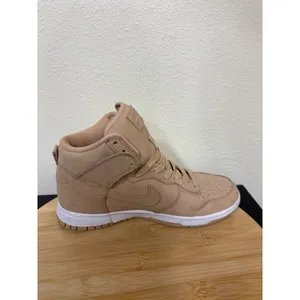 Nike Dunk High Women 8 Vachetta Tan Leather DX2044-201 Sneakers Neutral‎ thumbnail 5