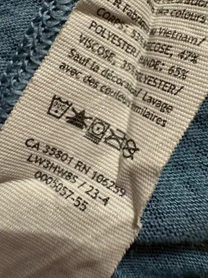 NWOT New Lululemon Blue Tie-Waist Short-Sleeve Crop T-Shirt Utility Blue 8 thumbnail 7