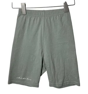 White Fox Signature Bike Shorts Sage Green‎ XS Lounge Activewear Workout thumbnail 1
