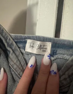 denim mini dress Blue thumbnail 3