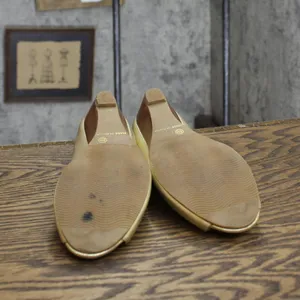 Laura Ashley Womens Vintage Open Toe Wedge Heels 1673ec74573228 Gold Yellow 6M thumbnail 6