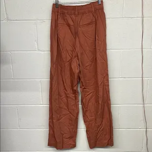 New Madewell Sz 2 The Neale Straight-Leg Pants in Drapeweave Dried Rose trouser thumbnail 5