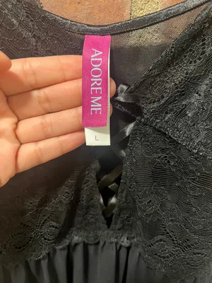 Adore Me NWT Robe & Nighty Baby Doll Lingerie Set L thumbnail 6