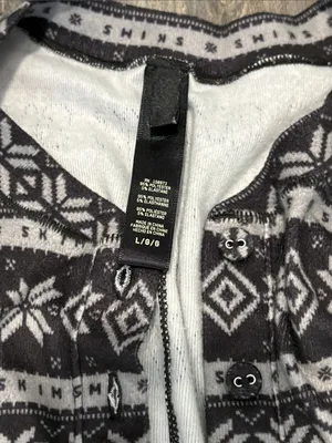 Skims Fair Isle Henley onesie large thumbnail 9