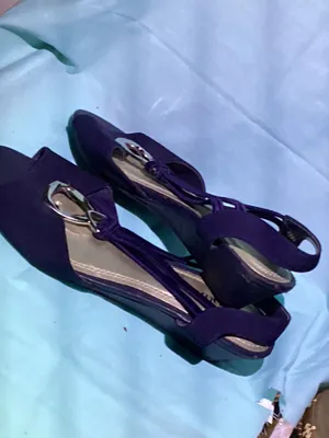 East 5th Blue Sandal Heels Size 6 thumbnail 3