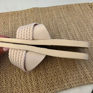 Ipanema Women's Sandals Slides Beige Braided Criss Cross‎ Casual Comfort Size 9 thumbnail 5