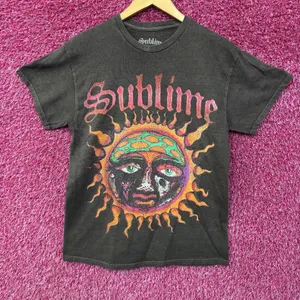 Sublime Sun Logo Gray T- Shirt Small thumbnail 1