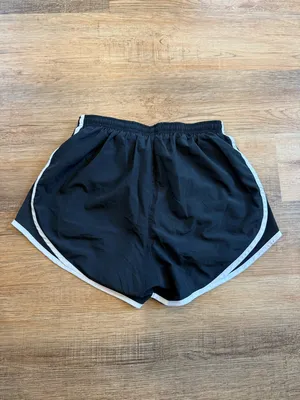Nike Women’s Black Running Shorts with White Trim size small thumbnail 2