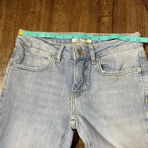 Free People Liv Crop Flare Low Rise Jeans thumbnail 8