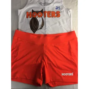 B33 #25 New Hooters Girl Super Sexy Uniform Tank & New Shorts Size Small/U thumbnail 2