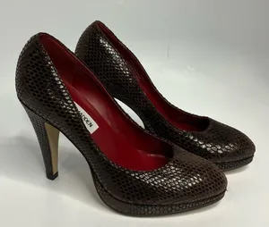 Steve Madden Bogarrt leather stiletto‎ heels size 6.5 thumbnail 1