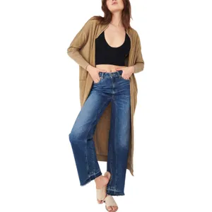 Intimately Free People Small Cozy Girl Longline Cardigan Sage Green w Pockets thumbnail 8