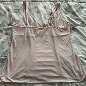 California Dynasty pink embroidered babydoll pajama top, size M boho loungewear thumbnail 10