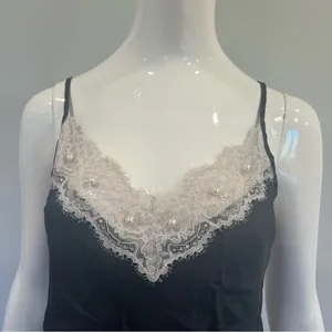 Intimissimi Cami with Lace & Pearl Details thumbnail 3