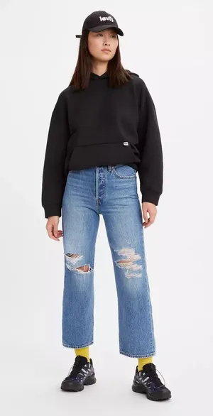 Levi’s Ribcage Straight Ankle Jeans thumbnail 1