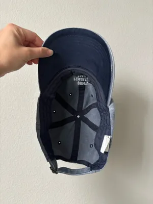 Denim “don’t forget to smile” hat Blue thumbnail 5