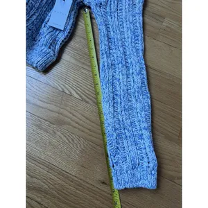 Duffy Loose Knit Pointelle Open Stitch Knitted Sweater Cotton Size M thumbnail 9