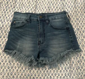 Pink Lily Nature Denim Jean Shorts thumbnail 2