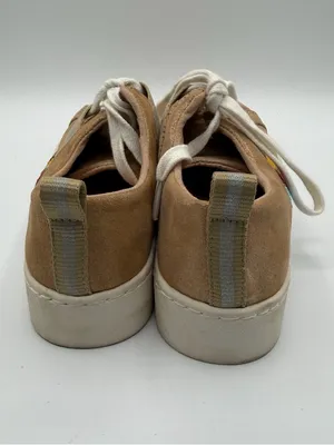Jack Rogers Ainsley Beaded Sneakers Womens 6 Tan Metallic Boho Lace Up thumbnail 4