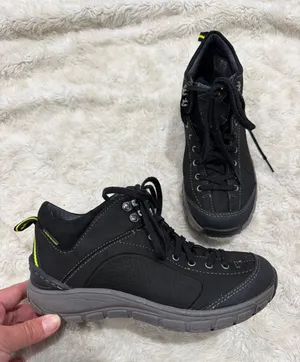 Clarks Women's Black Wave Walk Athletic Hiking Shoes with Yellow Size 6.5 thumbnail 1