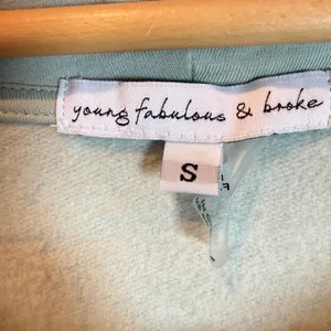 Young‎ Fabulous & Broke Cowl Neck Sweatshirt Pullover Light Green Size S thumbnail 4