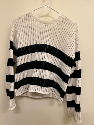 ZARA Striped Sweater thumbnail 1