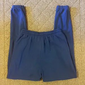 SHEIN BASICS Drawstring Waist Solid Blue Sweatpants thumbnail 7